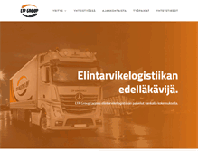 Tablet Screenshot of ltplogistics.fi